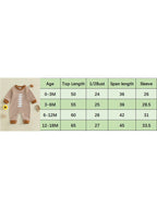 Baby Boy Fall Football Romper Casual Stripe Print Long Sleeve Game Day Jumpsuit