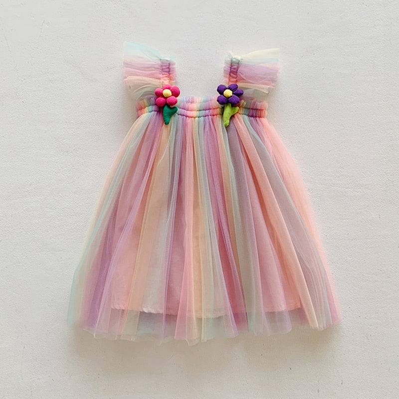 Sunflower Princess Tulle Dress
