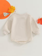 Load image into Gallery viewer, Baby Girl Boy Thanksgiving Clothes Long Sleeve Letter Little Turkey Long Sleeve Romper Jumpsuit
