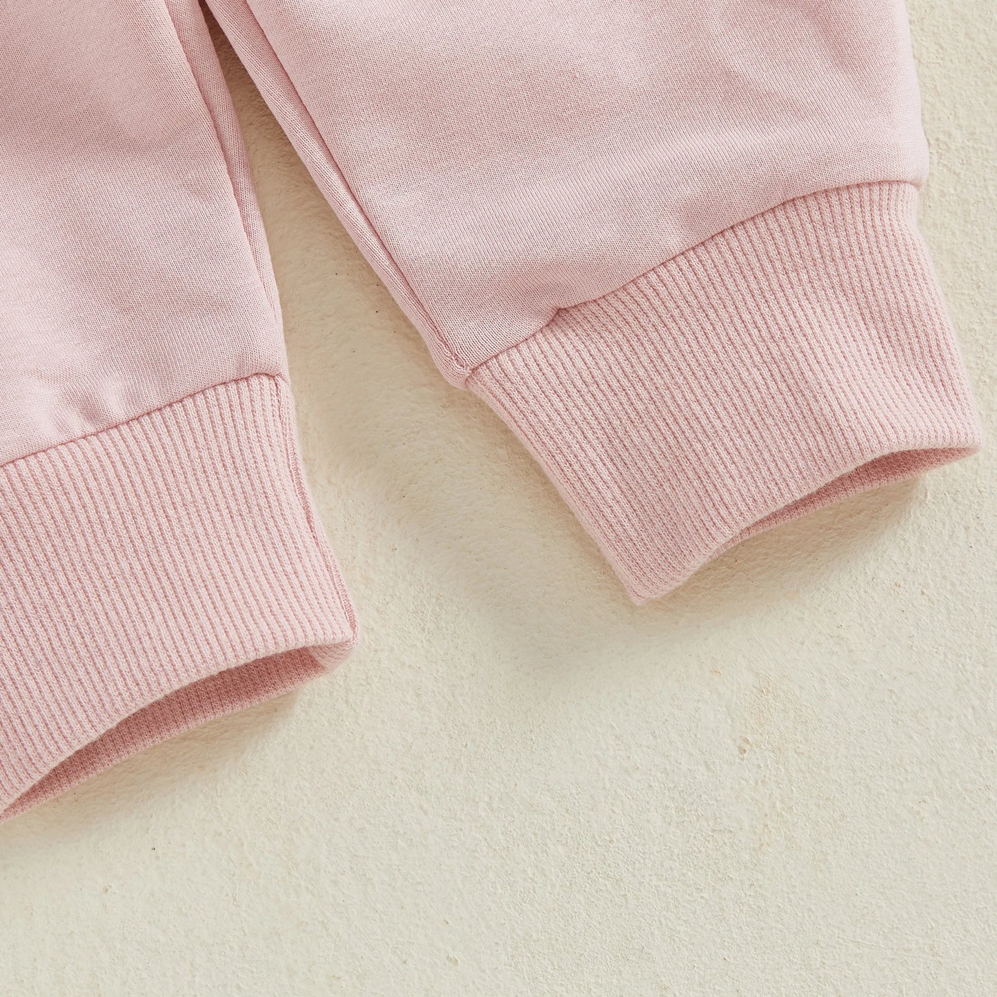 Baby Toddler Girls 2Pcs Big Sister Autumn Pink Letter Print Long Sleeve Top Drawstring Pants Jogger Set