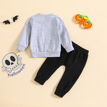 Load image into Gallery viewer, Baby Toddler Boy Girl 2Pcs Halloween Sets Long Sleeve Skeleton Print Tops Drawstring Pant
