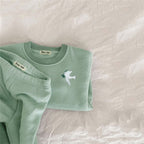 Embroidered Patch Jogger Set