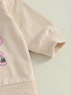 Baby Toddler Girls Boys Halloween Ghost Pumpkin Print Stylish Loose Fit Casual O-Neck Long Sleeve Pullover Top