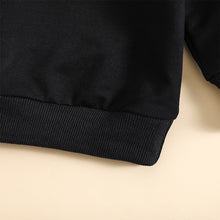 Load image into Gallery viewer, Baby Toddler Boys Girls Halloween Black Long Sleeve Pumpkin Meet Me at the Pumpkin Patch Print Pullover Crew Neck Tops
