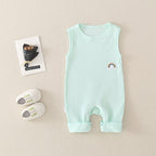 Rainbow Sleeveless Tank Playsuit Romper