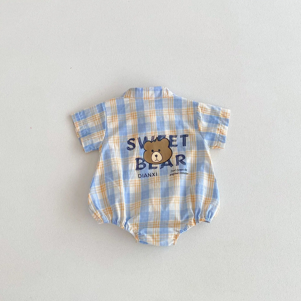 Sibling Bear Bodysuit Romper Outfit
