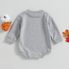Load image into Gallery viewer, Baby Toddler Girls Boys Halloween Bodysuit Long Sleeve Crew Neck Ghost Letters Print Jumpsuit Romper
