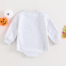 Load image into Gallery viewer, Baby Girls Boys Long Sleeve Crew Neck Pumpkin Print Fall Clothes Halloween Bubble Romper

