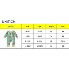 Load image into Gallery viewer, Baby Boy Long Sleeve Romper Football Print Front Zipper Jumpsuit Fall
