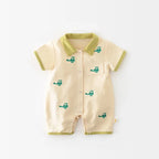 Snap Style Crocodile Jumpsuit Romper