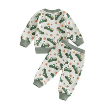 Load image into Gallery viewer, Baby Toddler Girls Boys 2Pcs Fall Outfit Truck Print Long Sleeve Crew Neck Top and Pants Set
