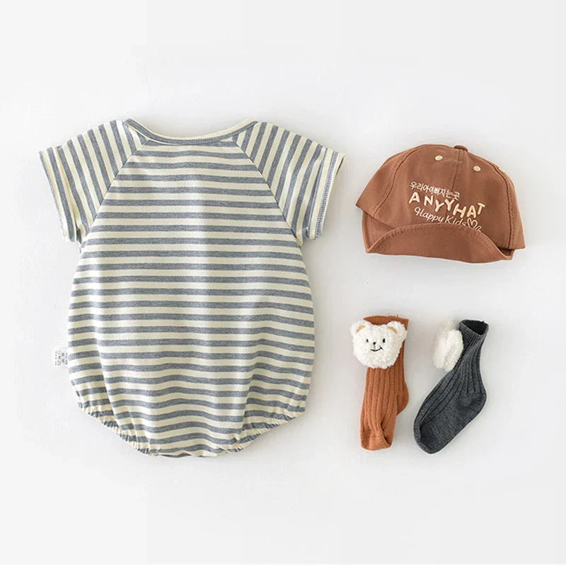 Duckie Short Sleeve Bodysuit Romper