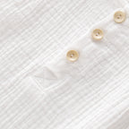 Sleeveless Muslin Bodysuit Romper