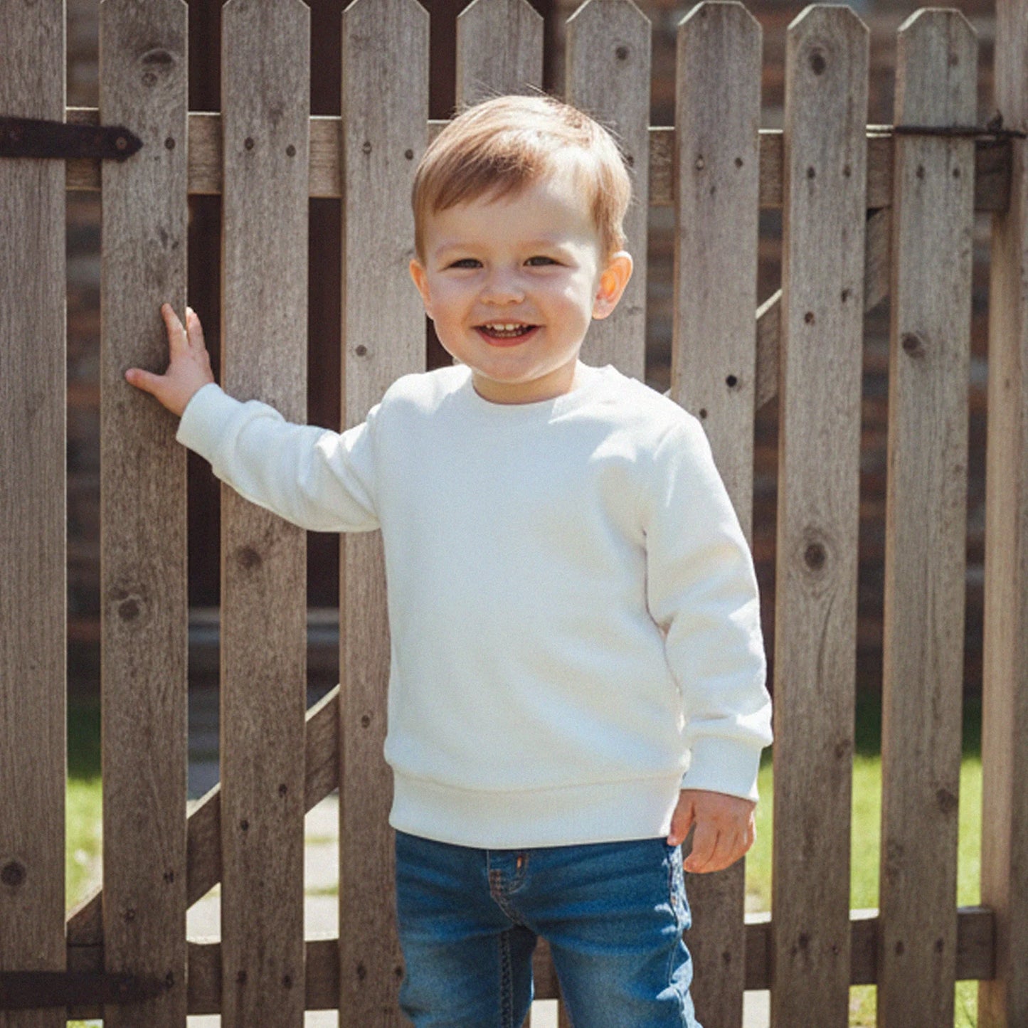 Baby Toddler Girls Boys Spring Fall Casual Loose Fit Stylish Solid Color Crew Neck Long Sleeve Pullover Top