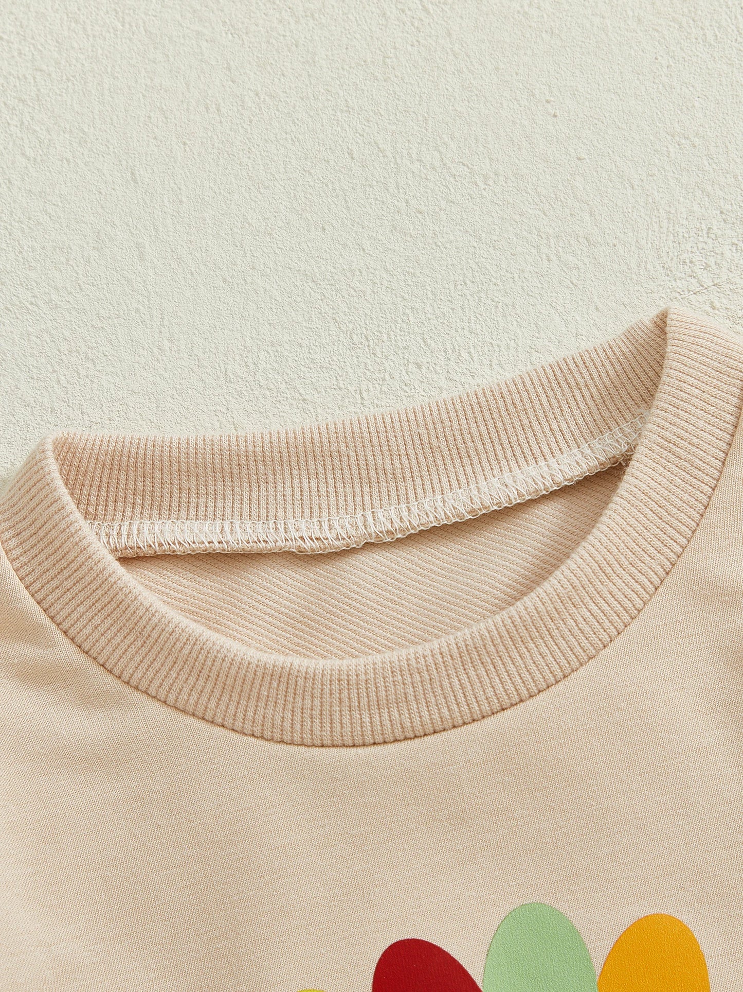 Baby Girl Boy Little Turkey Thanksgiving Day Romper Long Sleeve O Neck Turkey Letter Print Jumpsuit