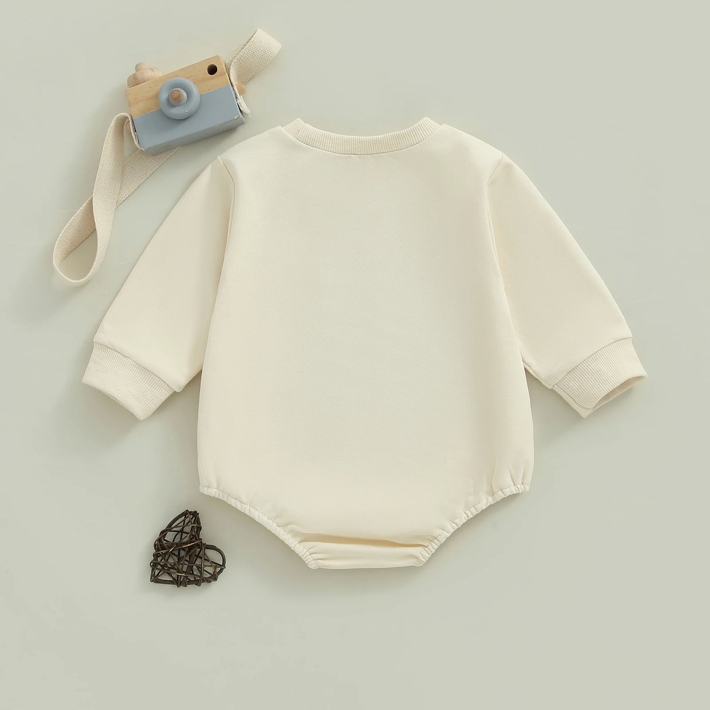 Baby Girls Fall Romper Letter Football Print Football Season / Gameday Cute Long Sleeve Round Neck Bubble Jumpsuit