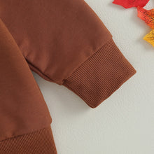 Load image into Gallery viewer, Toddler Baby Boy Girl 2Pcs Pumpkin Print Long Sleeve Crewneck Top Jogger Pant Outfit
