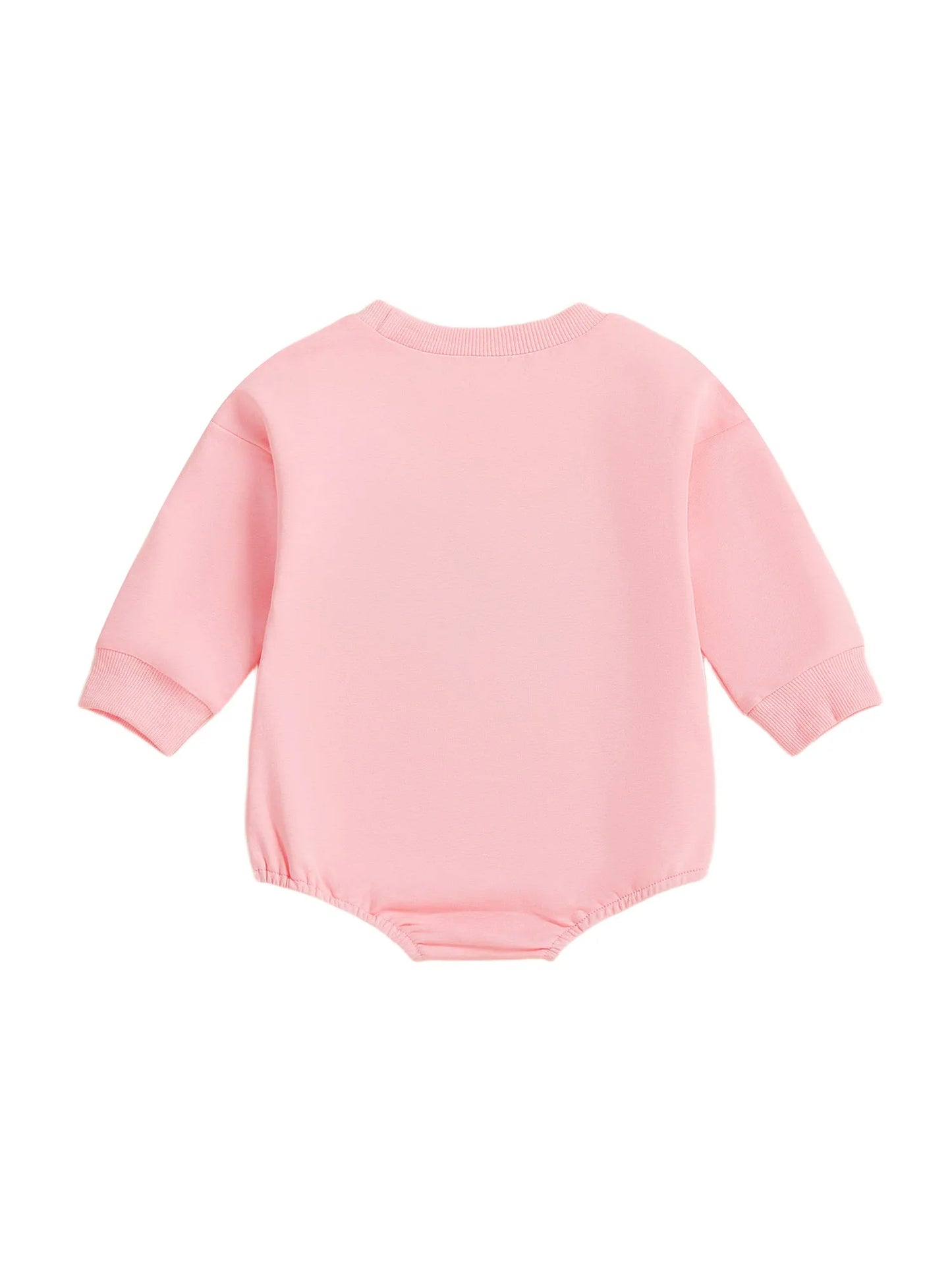 Baby Girl Christmas Romper Bow Embroidered Crewneck Long Sleeve Top Jumpsuit Cute Winter Fall Clothes