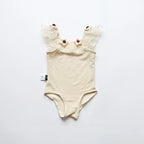Girls Floral Swimming Suit