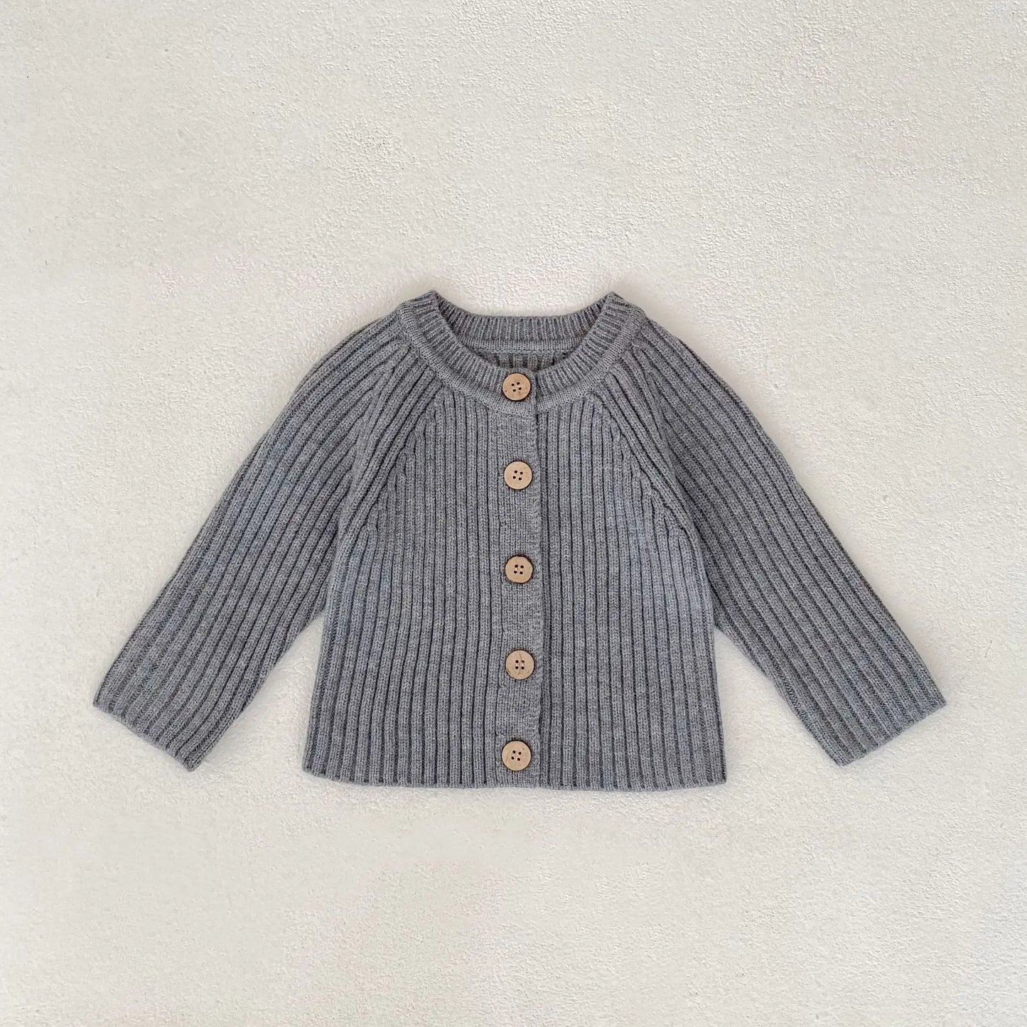 Baby Toddler Boy Girl Sweater Cardigan Knit Winter Clothes Thick Warm Knitwear Long Sleeve Top