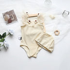 Girls Floral Swimming Suit