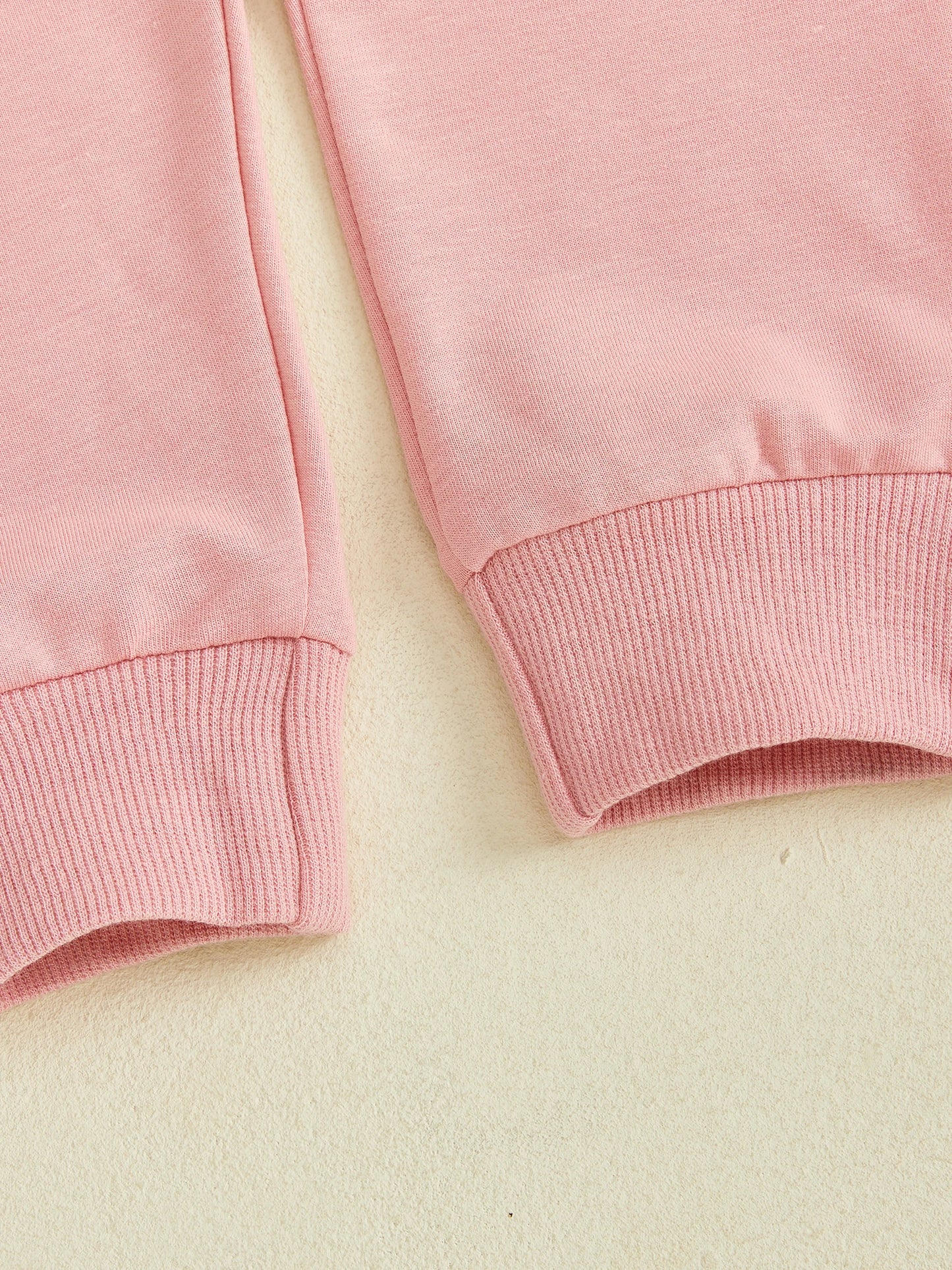 Baby Toddler Girls 2Pcs Fall Outfit Huddle & Cuddles Long Sleeve Bow Football Print Top + Pants Jogger Set Clothes