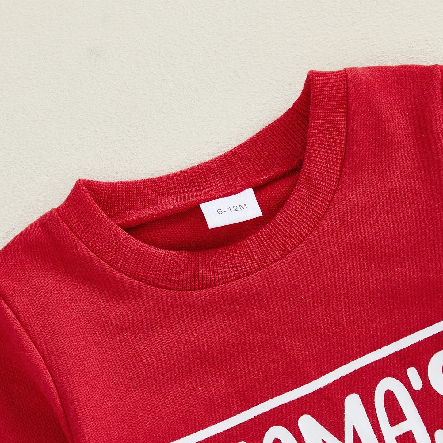 Baby Boy Girl Mama's Sweet Heart Valentine's Day Romper Crew Neck Long Sleeve Letters Heart Print Jumpsuit