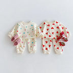 Colorful Heart Jogger Set