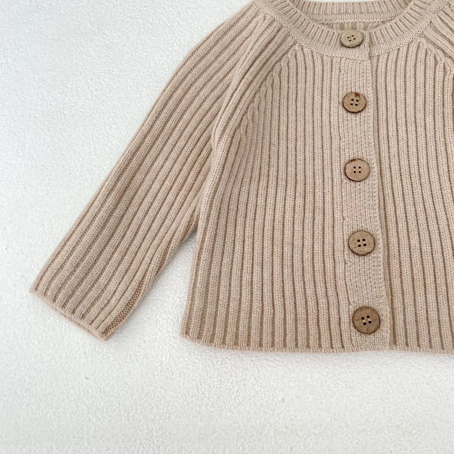 Baby Toddler Boy Girl Sweater Cardigan Knit Winter Clothes Thick Warm Knitwear Long Sleeve Top