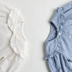 Ruffle Peter Pan Collar Romper