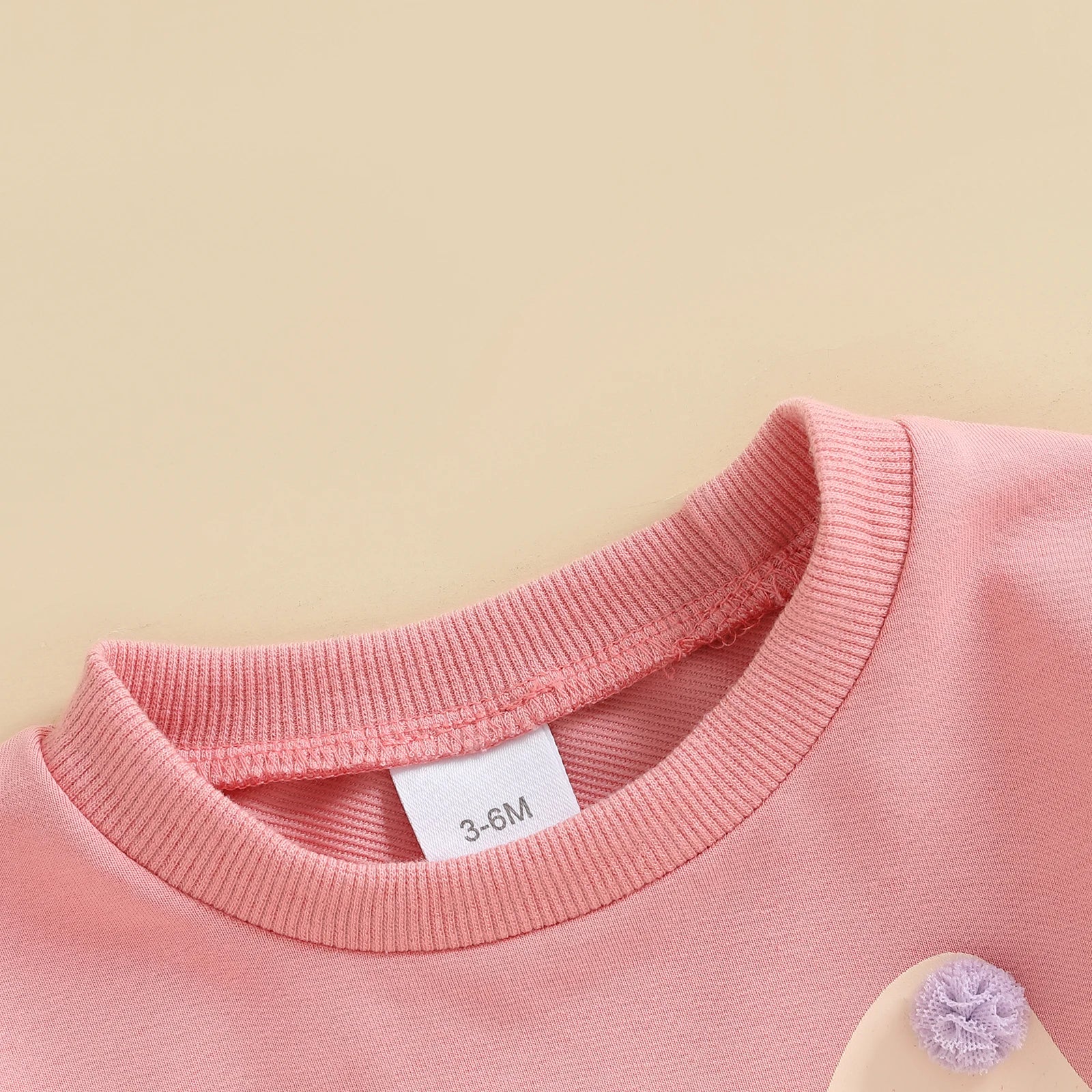 Baby Toddler Girls Long Sleeve Top Pom Pom Ball Bow Print Crewneck Pullover Winter Fall Clothes