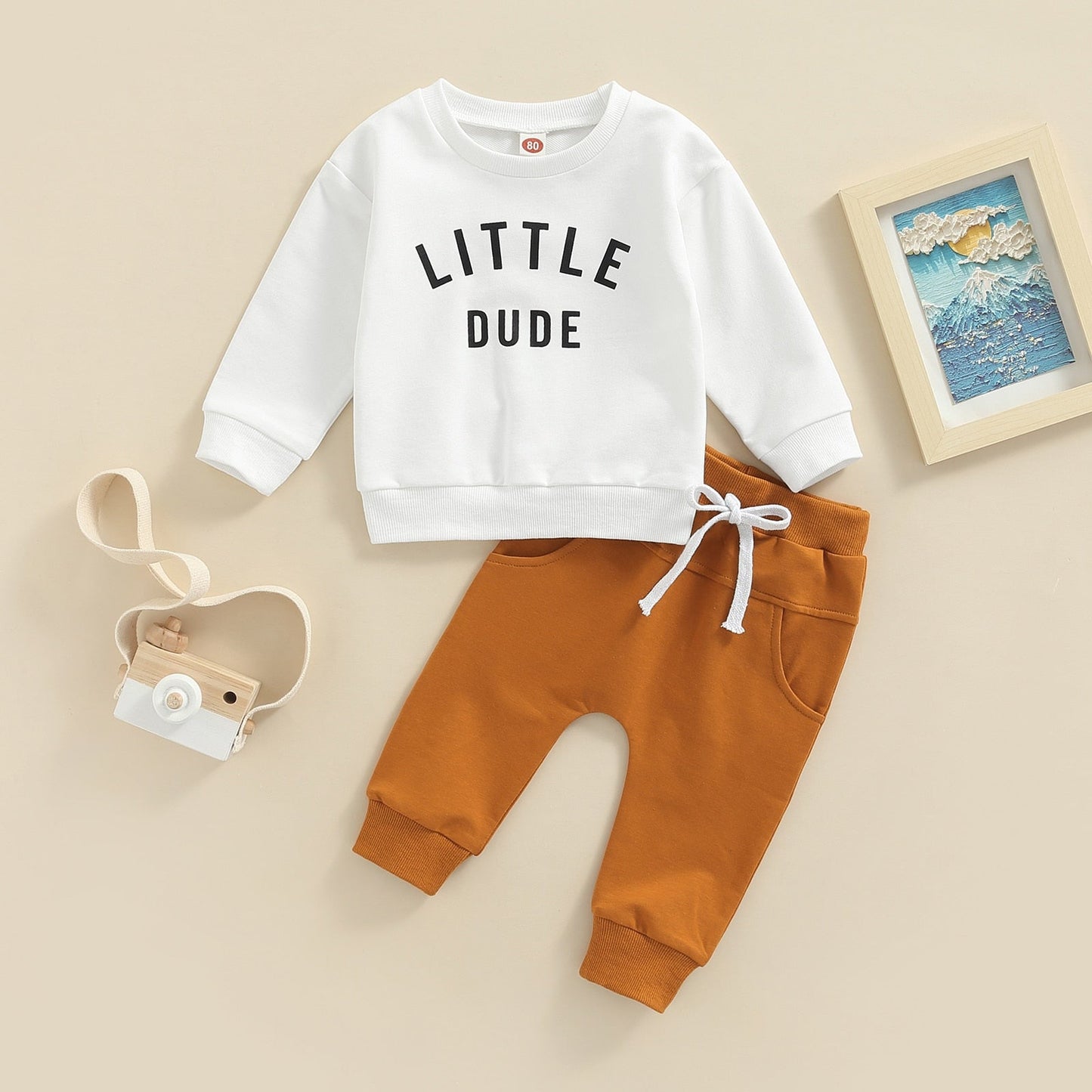 Boys Letter Casual Set