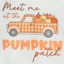 Load image into Gallery viewer, Baby Girls Boys Long Sleeve Halloween Rompers Meet Me At The Pumpkin Patch Print Round Neck Jumpsuits
