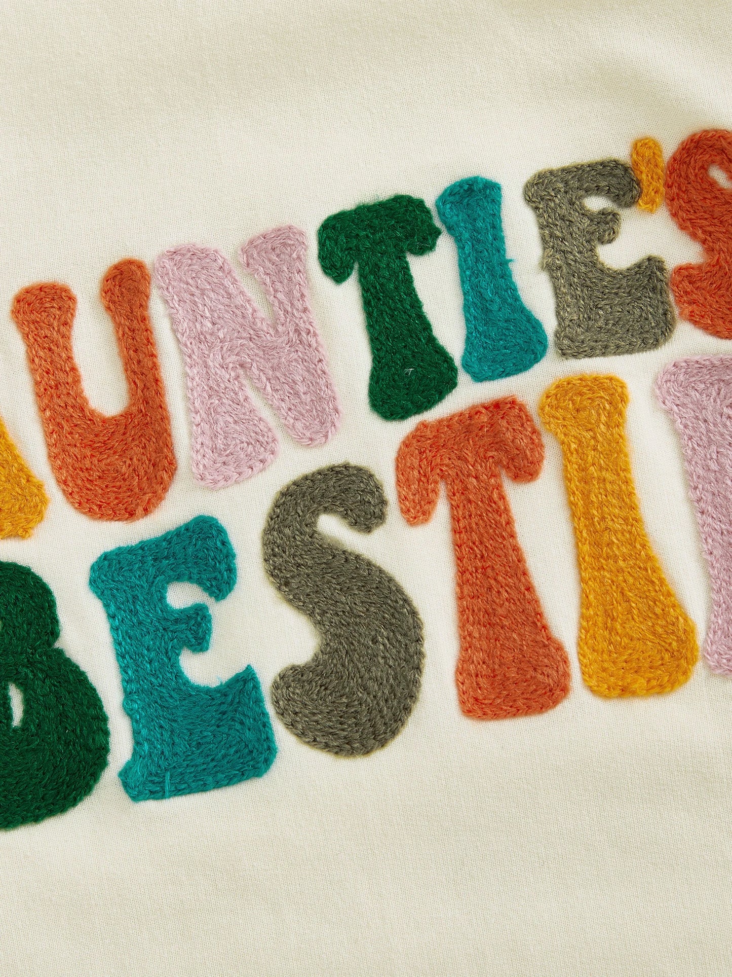 Baby Boy Girl Bubble Romper Letter Auntie's Bestie Embroidered Crew Neck Long Sleeve Jumpsuit Cute Winter Fall Clothes