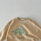 Dinosaur Long Sleeve Sweatshirt Bodysuit Romper