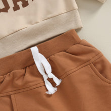 Load image into Gallery viewer, Toddler Baby Boy Girl 2Pcs Football Outfit Game Day Letter Print Long Sleeve Top and Pants Set Fall
