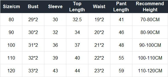 Toddler Kid Boy Girl 2Pcs Clothes Set Autumn Winter Infant Pajamas Set Long Sleeve Top Pants Suit Children Homewear Outfit