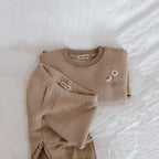 Embroidered Patch Jogger Set
