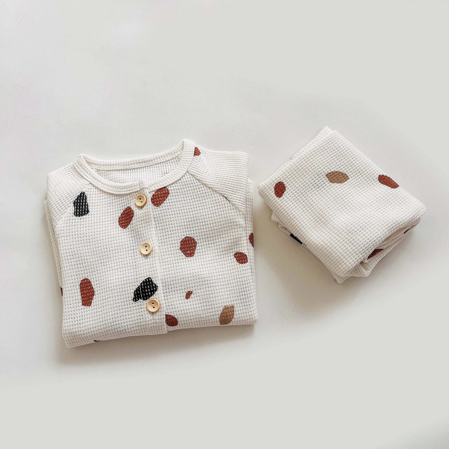 Toddler Kid Boy Girl 2Pcs Clothes Set Autumn Winter Infant Pajamas Set Long Sleeve Top Pants Suit Children Homewear Outfit
