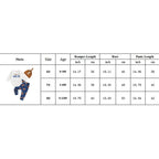 Baby Boy 3Pcs My First Game Day Fall Outfit Letter Print Long Sleeve Romper with Football Pattern Pants and Hat Set