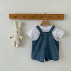 Pullover T-shirt Denim Set