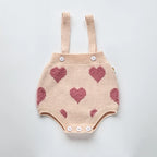 Heart Print 2 Piece Sweater Set