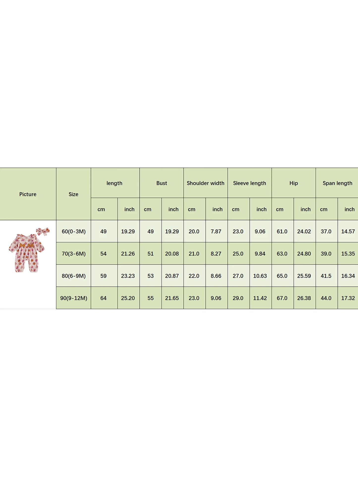 Baby Girl 2Pcs Halloween Outfit Pumpkin Ruffle Trim Long Sleeve Romper Tie-up Headband Cotton Linen Set