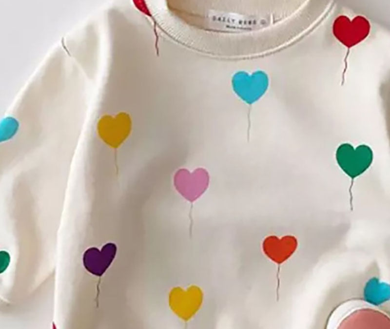 Heartloons Print Baby Bodysuit Romper