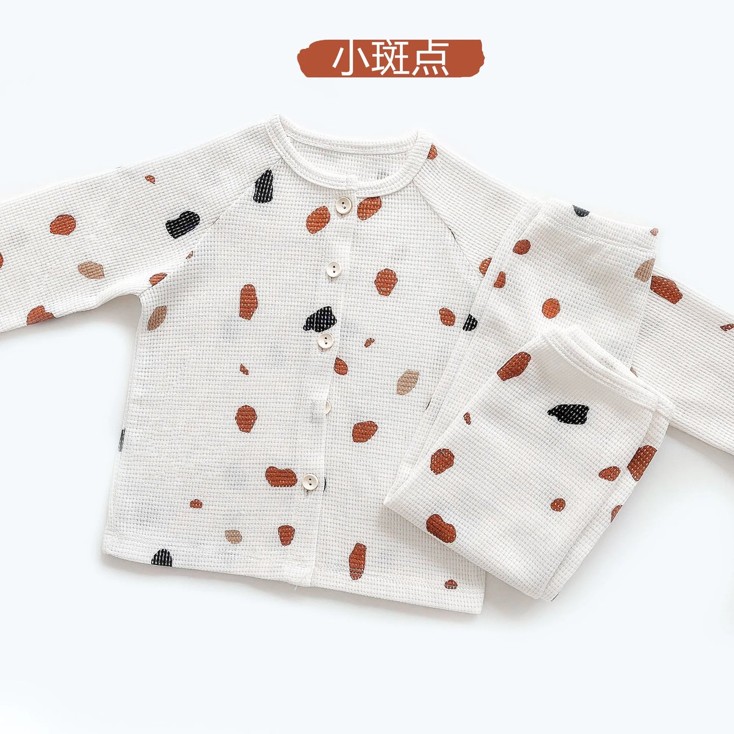 Toddler Kid Boy Girl 2Pcs Clothes Set Autumn Winter Infant Pajamas Set Long Sleeve Top Pants Suit Children Homewear Outfit