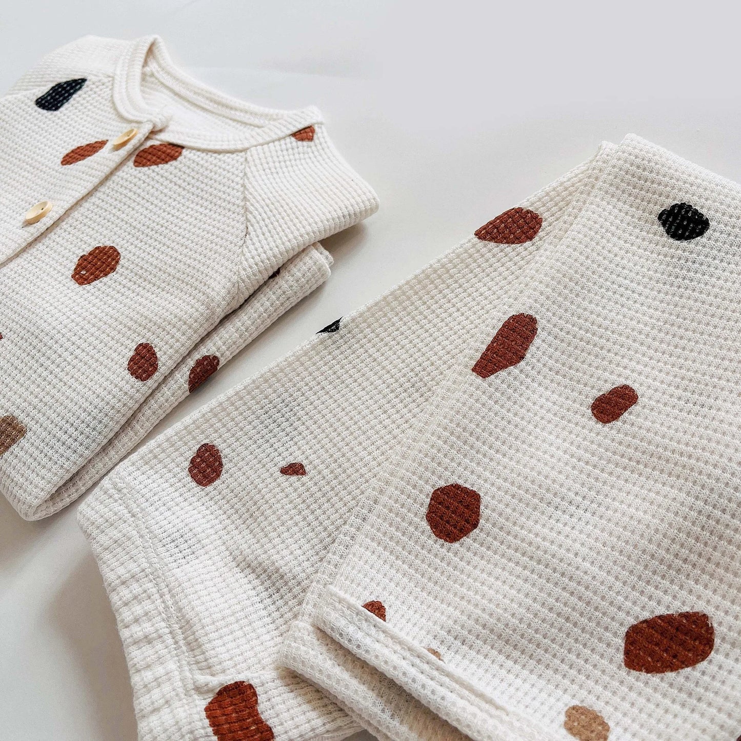 Toddler Kid Boy Girl 2Pcs Clothes Set Autumn Winter Infant Pajamas Set Long Sleeve Top Pants Suit Children Homewear Outfit