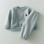 Embroidered Patch Jogger Set