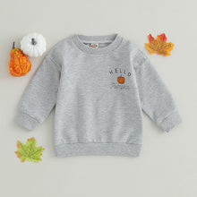 Load image into Gallery viewer, Kids Baby Toddler Boy Girl Halloween Top Letter Print Long Sleeve Pullovers Autumn
