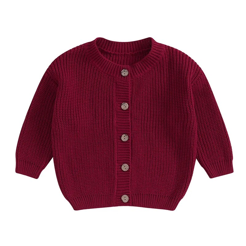 Baby girl maroon on sale cardigan