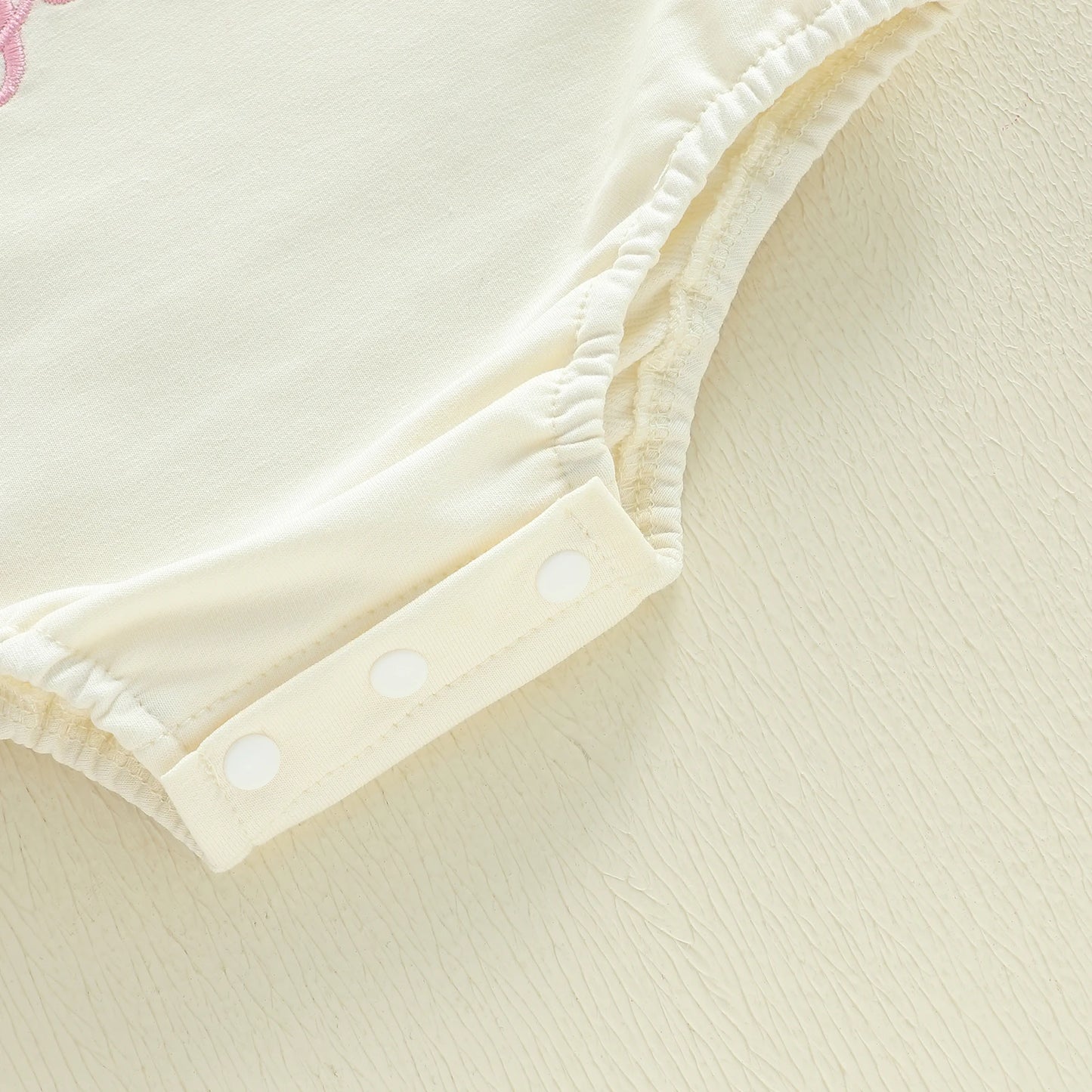 Baby Girl Autumn Casual Romper God Is Good Long Sleeve O Neck Letter Embroidery Bubble Romper